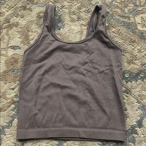Women's Ribbed Tank Top - Purple